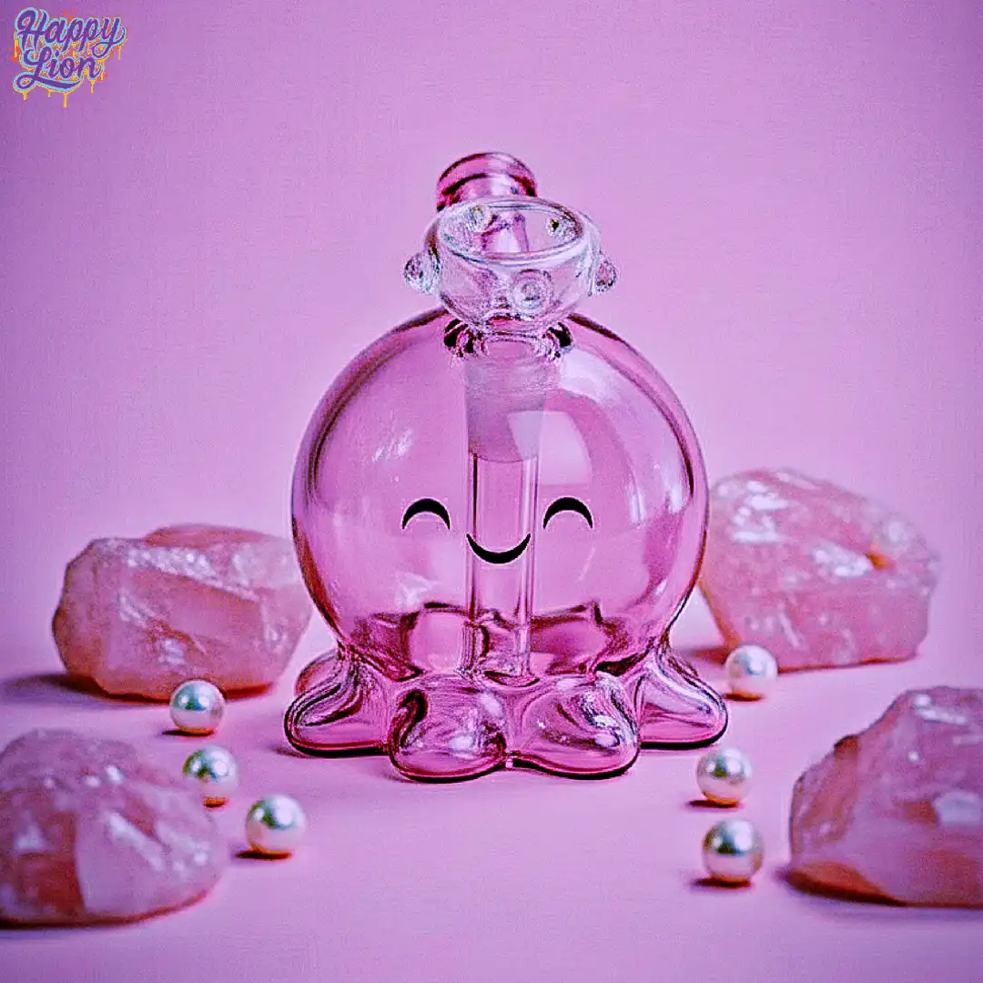Purple octopus bong
