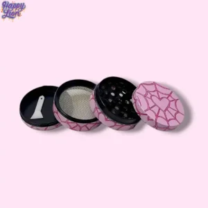 Pink spiderweb grinder 5cm