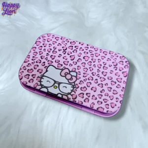 Hello Kitty print metal container