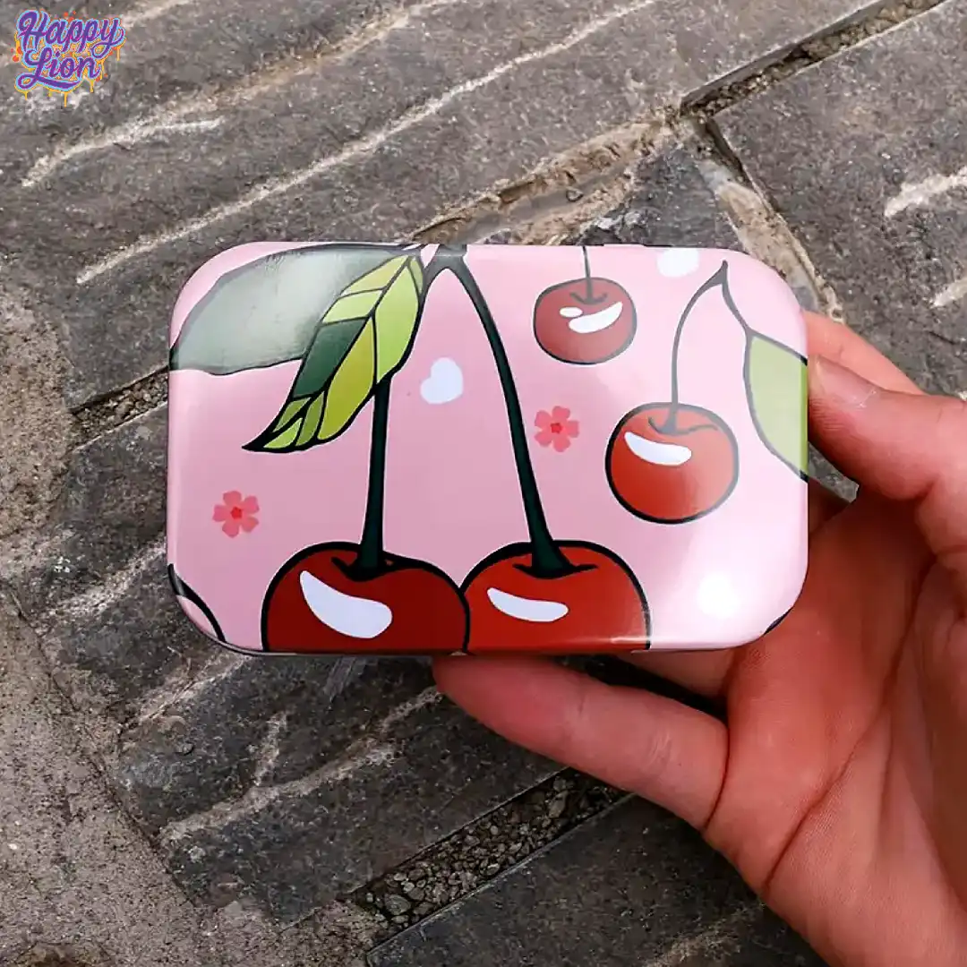Cherry metal container