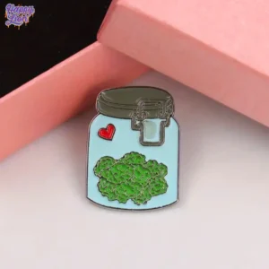 Pin frasco de weed